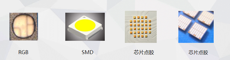 LED燈噴射點膠應用